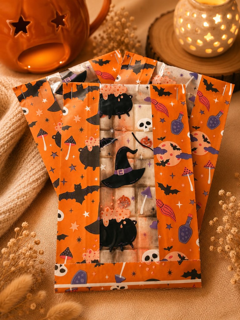 Cozy Crumble wax melts in sfeervolle herfstverpakking met pompoen en theelichtjes
